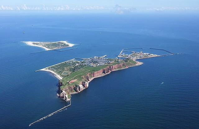 Aerial image of Heligoland