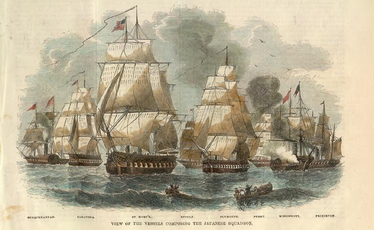 Commodore_Perry's_second_fleet